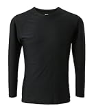 FREEZE TECH (フリーズテック) 氷撃 長袖 クルーネックインナー (Sサイズ) ブラック (ワークライン)