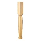 ブラウンwood-english Estate Plain島半分column-pine 01040210pn2