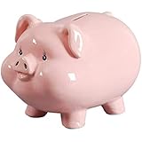 貯金箱 500円玉 豚 ピンク マネー お金 おもしろ おしゃれインテリア 可愛い 誕生日 プレゼント ホワイト