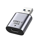 USB Type C 変換アダプタ (1個セット) Popolier USB 3.1 Type C メス to USB Type A 3.1 オス 変換 変換 5V/3A 急速充電と10Gbps高速データ転送同期 スマートフォン、タブレット、ノートパソコンなどUSB-C機器対応