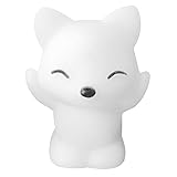 Fox形状ナイトライト – TOOGOO ( R ) 7色の変更Lovely Fox形状LEDナイトライト装飾キャンドルランプ夜間Nice子供キッドギフトホワイト