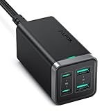 Alfox PD充電器 65W USB-A&USB-C 4ポートTypeC急速充電器 クラス GaN(窒化ガリウム) 採用
