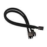 P Prettyia PCケース　CPU4ピンファン　PWM延長ケーブル　2ウェイスプリッタ　250mm　部品備品