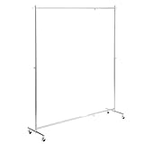 キャスター付き 伸縮頑丈ハンガー ポルテ シングル（幅121～152㎝）