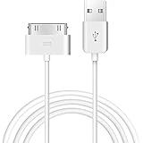 オーディオファン Dockケーブル iPad/iPod touch / iPhone4 / 4S/ 3GS / 3G対応 充電・データ転送 2m ホワイト 1本