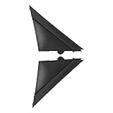 1ペア ドアミラーフラッグモールディング 左運転席右助手席側ドアミラーフラッグカバーモールディング ドアミラーフラッグカバー 1SH17KX7AA 左 右 黒 装飾 交換用 フィアット500 2012-2017用