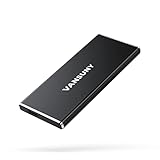 【Amazon限定ブランド】Vansuny SSD 外付け USB3.2 Gen1 読込速度500Mb/s PS5/PS4メーカー動作確認済 コンパクト外付けSSD 超高速 超小型 超薄型(ブラック） (1TB, 黒-高速)