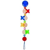 《GOKI》ベビーチェーン　おしゃぶりホルダー　カラフルおさかな