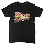 [マンブルズ] Back To The Future バックトゥザフューチャー Tシャツ ロゴ 正規品 映画関連 (M) 半袖 黒