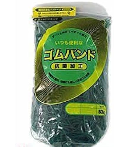 Amazon | uxcell ゴムバンド 伸縮性ゴム 輪ゴム グリーン 38 mm直径 