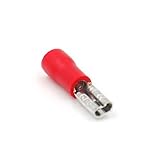 Baomain Red Female Insulated Spade Wire Connector Electrical Crimp Terminal 18-22 AWG 2.8 x 0.5mm 10