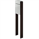 YKK ap　フィッテ　（上入れ前だし）　DPB-1　『ポスト＋柱セット』 ポスト：シルバー／柱：ダークブラウン