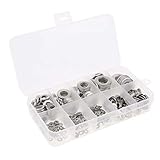 Fenteer 約400個　M2-M10　フラットワッシャー　ガスケット　メタル　家庭用、自動車用、店舗用　実用的