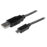 StarTech.com USB 2.0 - マイクロUSBケーブル／2m／Type-A to Micro USB／オス-オス／データ転送・同期用 USBAUB2MBK