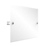 allld| # Allied真鍮mt-93-sch MonteroコレクションContemporary Frameless Landscape長方形角度調整ミラーwith Beveled Edge、