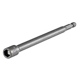 Extra-Long Super-Power Magnetic Nut Setter 5/16 x 6 - Quick-Change Shank - Extra-Strong Magnet - Tai