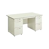 コクヨ(KOKUYO) 両袖机 事務用デスクSR型 W1600×D800×H700mm SD-SR168D33 F1