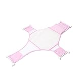 バスネット/新生児浴ネット/ベビーベッドネット/クロススリップ/安全で快適/ピンク/ブルー (色 : Pink)