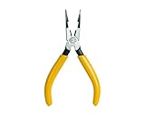 Jonard JIC-22148 Combo Crimper Long Nose Plier with Yellow Plastic Handle, 6-7/8' Length [並行輸入品]