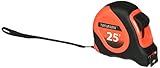 TOOLBASIX 26-7.5X25-R SAE Tape Rule, Neon Orange by Tool Basix