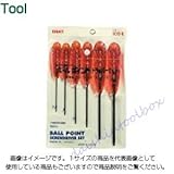 エイト 六角棒ドライバー ボールポイント ポーチ入 6本セット 1.5~5mm BDS6