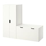 インテリア家具　収納コンビネーションセット　ベンチ付き　ホワイト[Candy Style　アイテムセット] [並行輸入品]