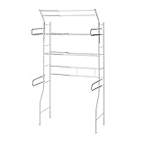 たっぷり干せるランドリーラック　　Ｂ／棚＋バスケット