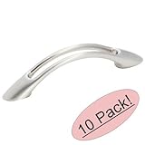Amerock BP19259-G10 Satin Nickel Essential'z Open Arch Contemporary Cabinet Hardware Handle Pull - 3