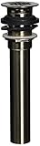 Jaclo 808-sn 17 Gaグリッドドレインwith overフロー、1 – 1 / 4 " x 8インチ、サテンニッケル
