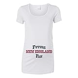 Future新しいEnglandファン女性のマタニティTシャツ US サイズ: M カラー: ホワイト