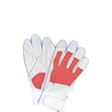 ユニワールド 豚革クレスト甲メッシュマジック革手袋　(作業手袋） S （326-S）