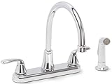 Premier Faucet 2498032 Premier Kitchen Faucet with Two Handles and Side Spray, Chrome [並行輸入品]