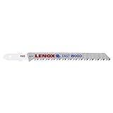 Lenox Tools 20313BT450S T-Shank Bi-Metal Fine Wood Jig Saw Blade, 4-Inch x 5/16-Inch x 10 TPI, 2-Pac