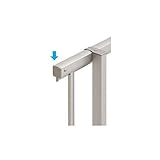 YKK　エンドキャップ　レスティナフェンス22型用　YFE-22　【アルミフェンス　柵】 　プラチナステン