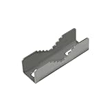 ナテック(Natec) コノ字金具(2個) M6 φ10～45 オールステンレス製 S3545 アンテナ取付金具 固定金具 コの字型金具 U35/U45対応