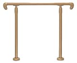 GK-100-ライトオーク 玄関用手すり（タモ集成材+スチール）　1セット入