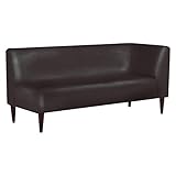 arne ソファー 2人掛け 片肘付き 合皮レザー LD ソファ 2P-L ダークブラウン