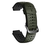 MOQIAN ガーミン用ベルト GARMIN交換用バンド Foreathlete/Forerunner 735XTJ 630J 620J 735XT 235J 230J 220J 735XTJ Approach S20/S5/S6 (army)