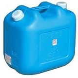 北陸土井 日本製 Japan 灯油缶ワイド 20L JISマーク付 ブルー 【まとめ買い32缶セット】