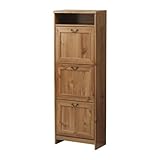 IKEA(イケア) GREVB?CK 80160928 靴収納用キャビネット 3コンパートメント, アンティーク調
