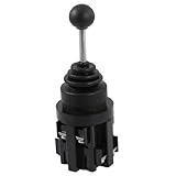 uxcell モノレバースイッチ　ジョイスティックスイッチ　セルフロッキング　SPST 4NO　4ポジション　CS-201　プラスチック　ゴム　金属