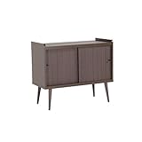 arne リビング キャビネット ロータイプ 完成品 aster 90Lキャビ ダークブラウン