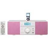 JVC RD-N1-P iPod対応CDポータブルオーディオシステム ピンク