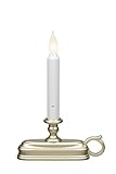 Battery Operated LED Window Candle with Sensor (Pewter) FPC1525P [並行輸入品]
