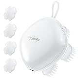 頭皮ブラシ 電動 ヘッド ブラシ Topcony IPX7 防水 お風呂 乾湿両用 3D技術 全身使用可 3つモード 超小型 mini 軽量