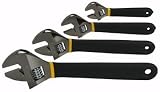Pittsburgh 4 Piece Laser Etched Adjustable Wrench Set [並行輸入品]