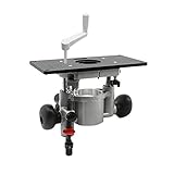 ルーターリフト, ルーター リフト テーブル アルミニウム インサート プレート リフティング プラットフォーム スタンド 木工ベンチ 37mm リフティング 直径 64-65.5mm モーター用 彫刻 トリミング マシン