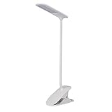 LESHP Clip On Eye Friendly LED Touch Control Climp Desk Lamp with USB Powered Dimmable gooseneck 3 L