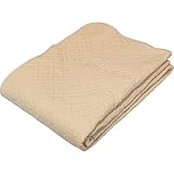 安眠工場 ガーゼ敷きパッド (シングル/ベージュ) 綿100％ 吸湿発散 抗菌加工綿 ウォッシャブル リバーシブル