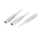 uxcell　コデ先　ソルダー　3個入り　900M-T-LI　先のとがった　52mmの長さ　リワークステーションツール